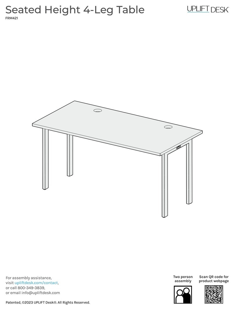 Uplift Desk FRM421 User manual Uplift Desk FRM421 User manual