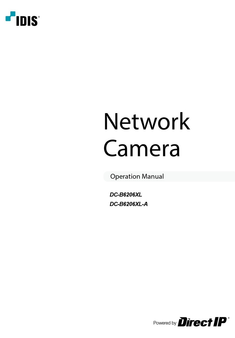 Idis DC-B6206XL-A User manual