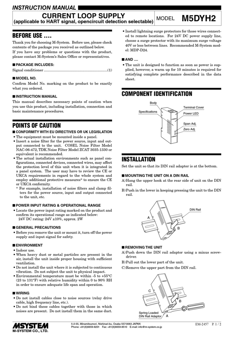 M-system M5DYH2 User manual