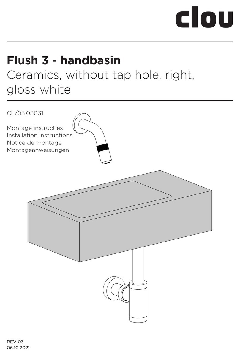 Clou flush 3 CL/03.03031 User manual