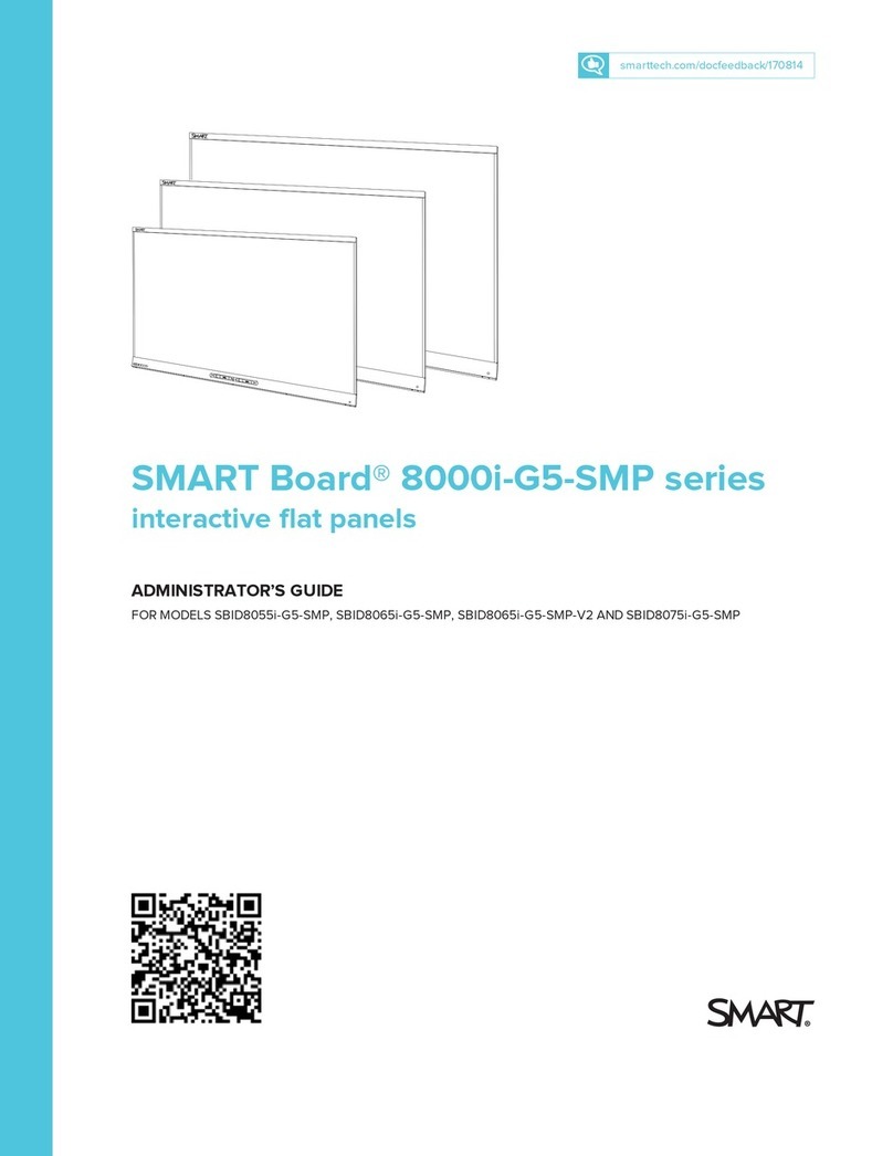 Smarttech SMART Board 8000i-G5-SMP Series Service manual
