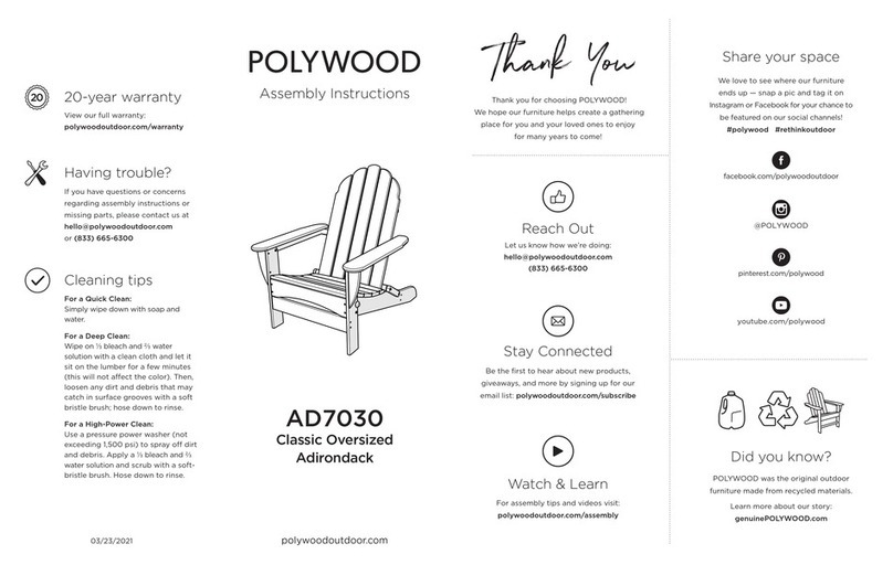 Polywood AD7030 User manual