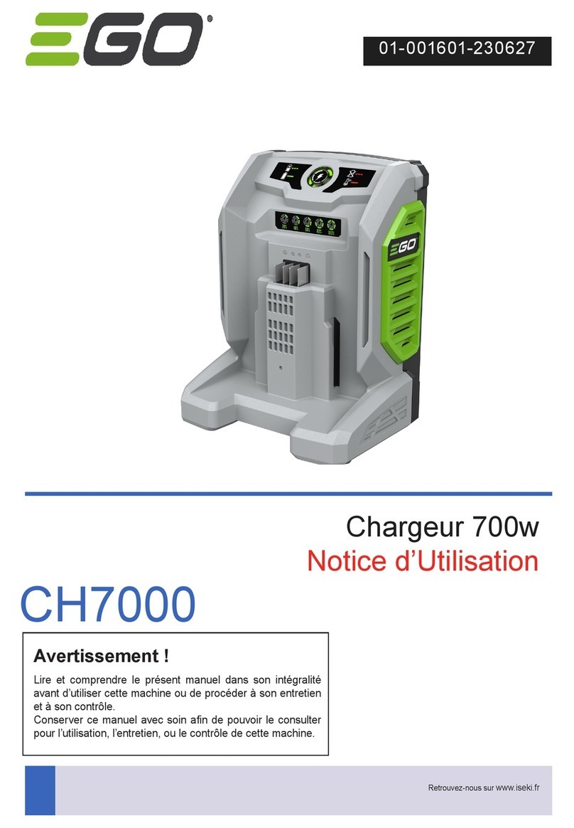 EGO CH7000 User manual