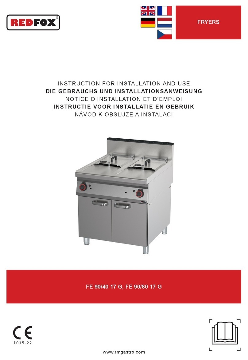 Redfox FE 90/40 17 G Instructions for installation and use
