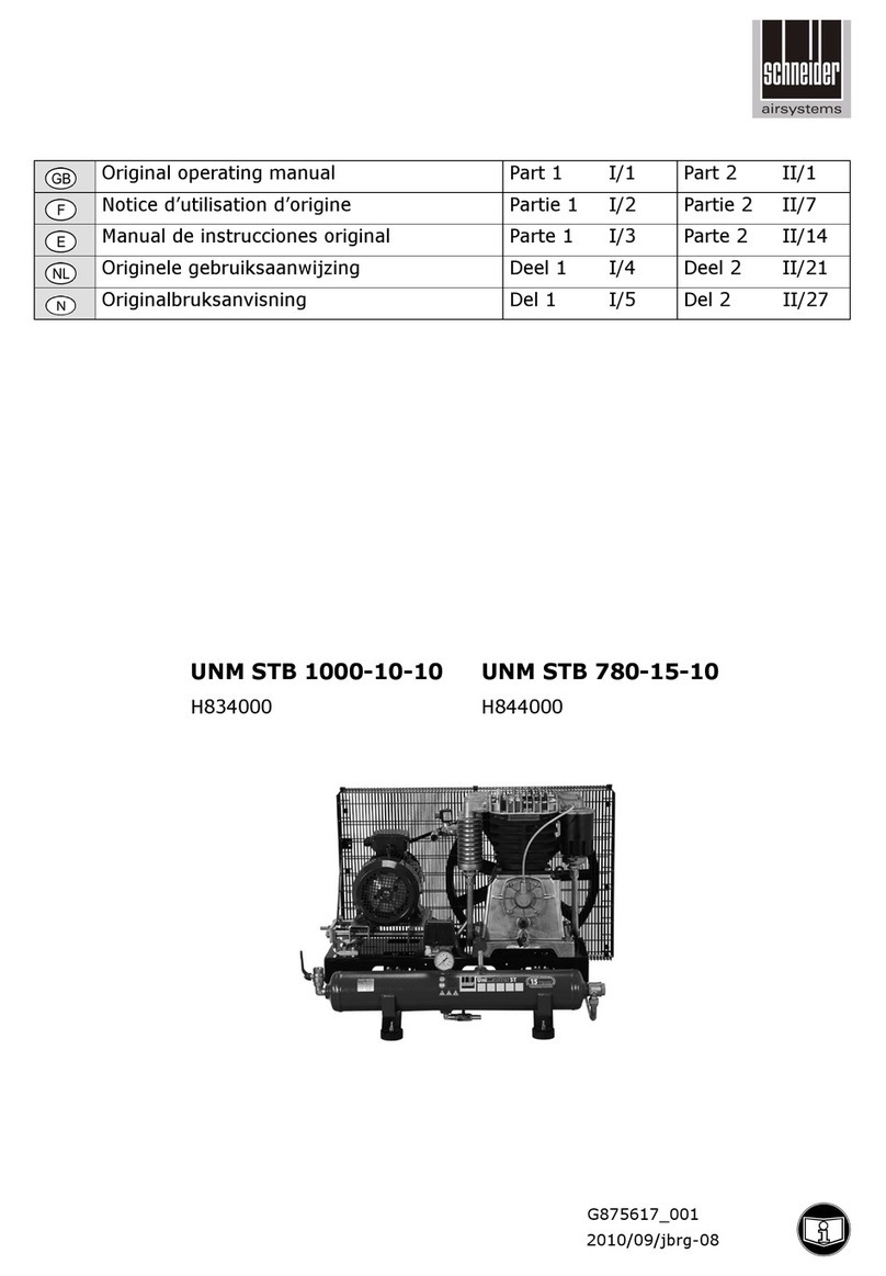 Schneider Airsystems UNM STB 1000-10-10 Original operating manual Schneider Airsystems UNM STB 1000-10-10 Original operating manual