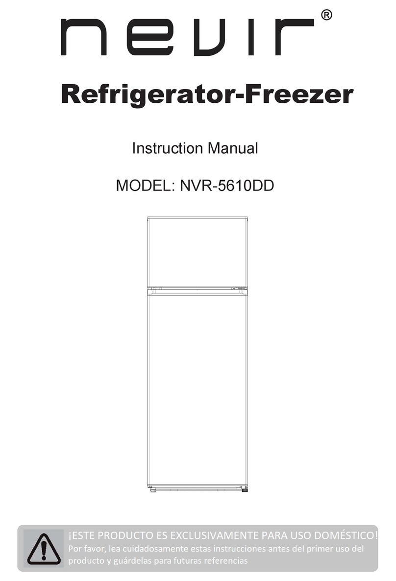 Nevir NVR-5610DD instruction manual
