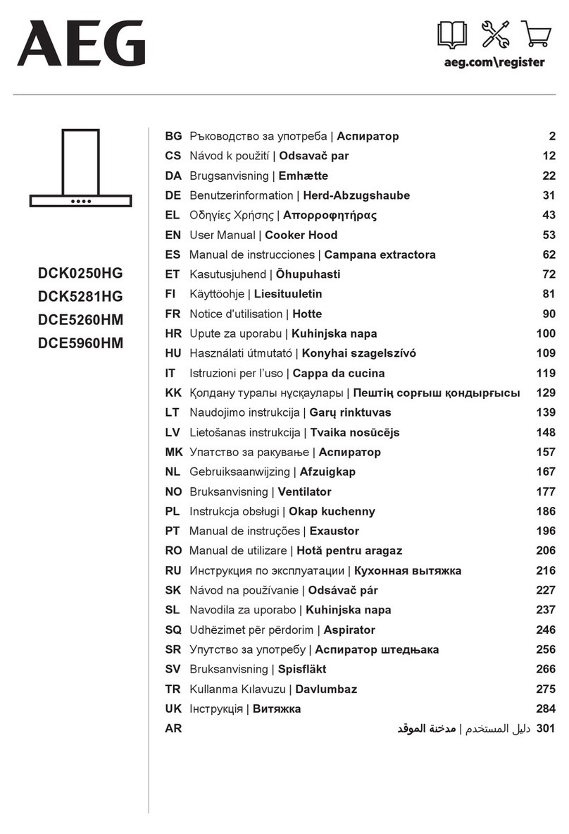 AEG DCE5260HM User manual