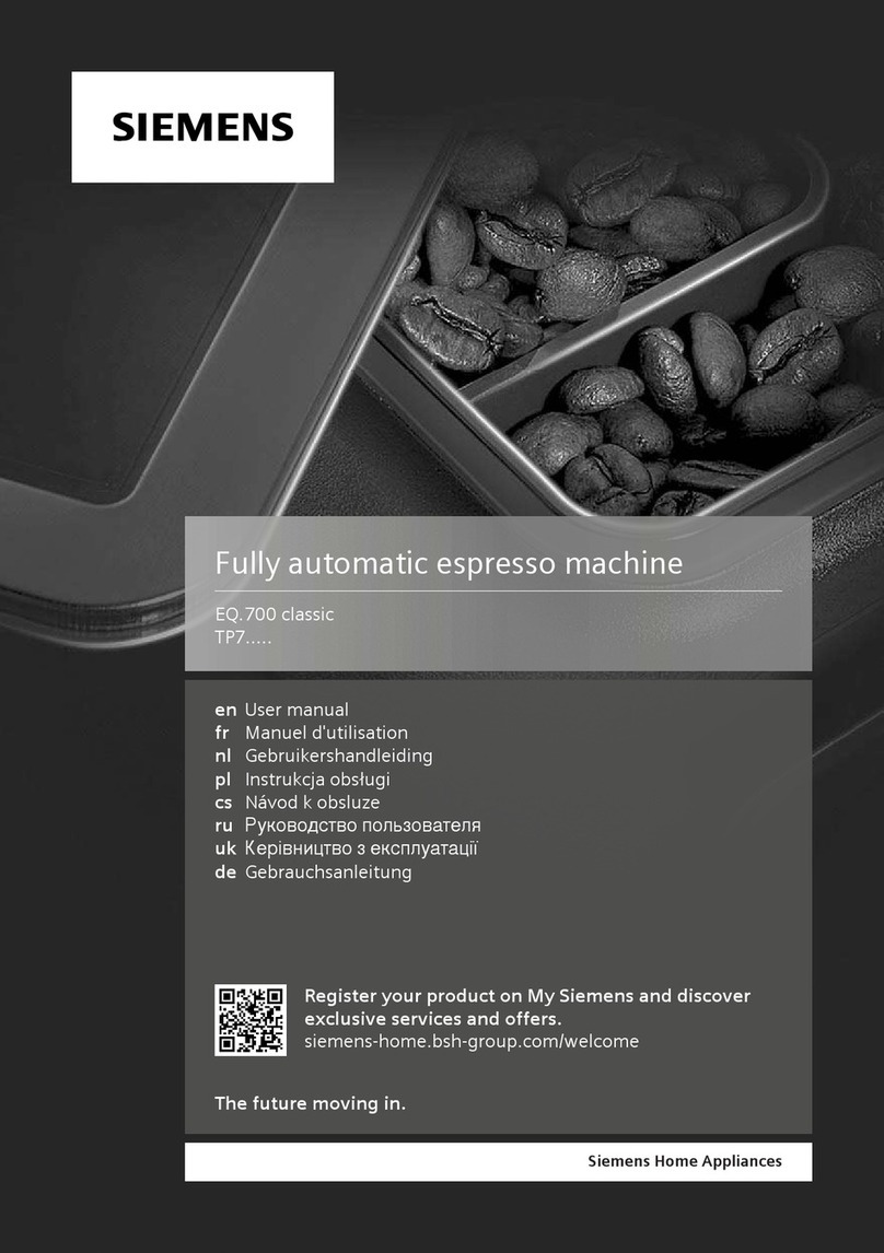 Siemens TP705R01 User manual