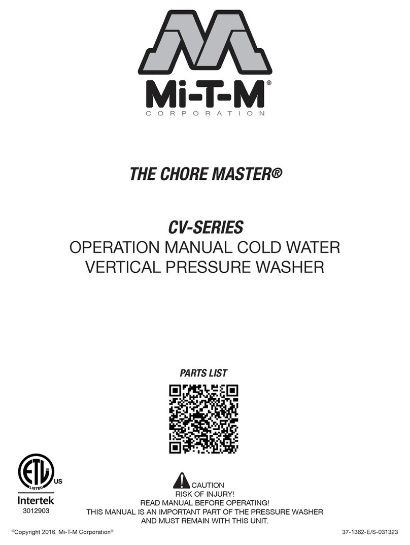 Mi-T-M THE CHORE MASTER CV Series User manual