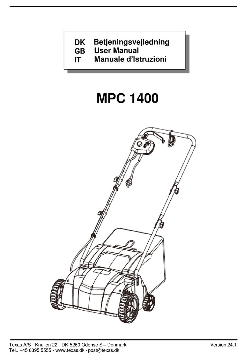 Texas A/S MPC 1400 User manual