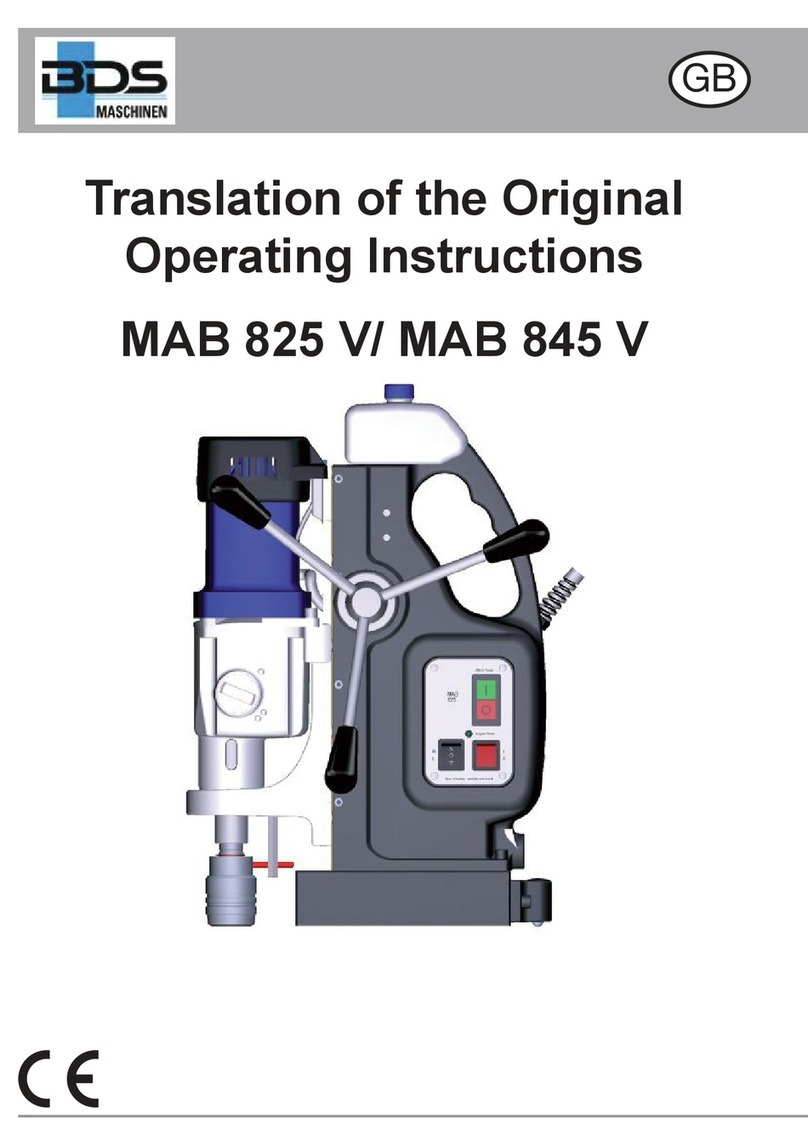BDS MAB 825 V Translation of the original operating instructions