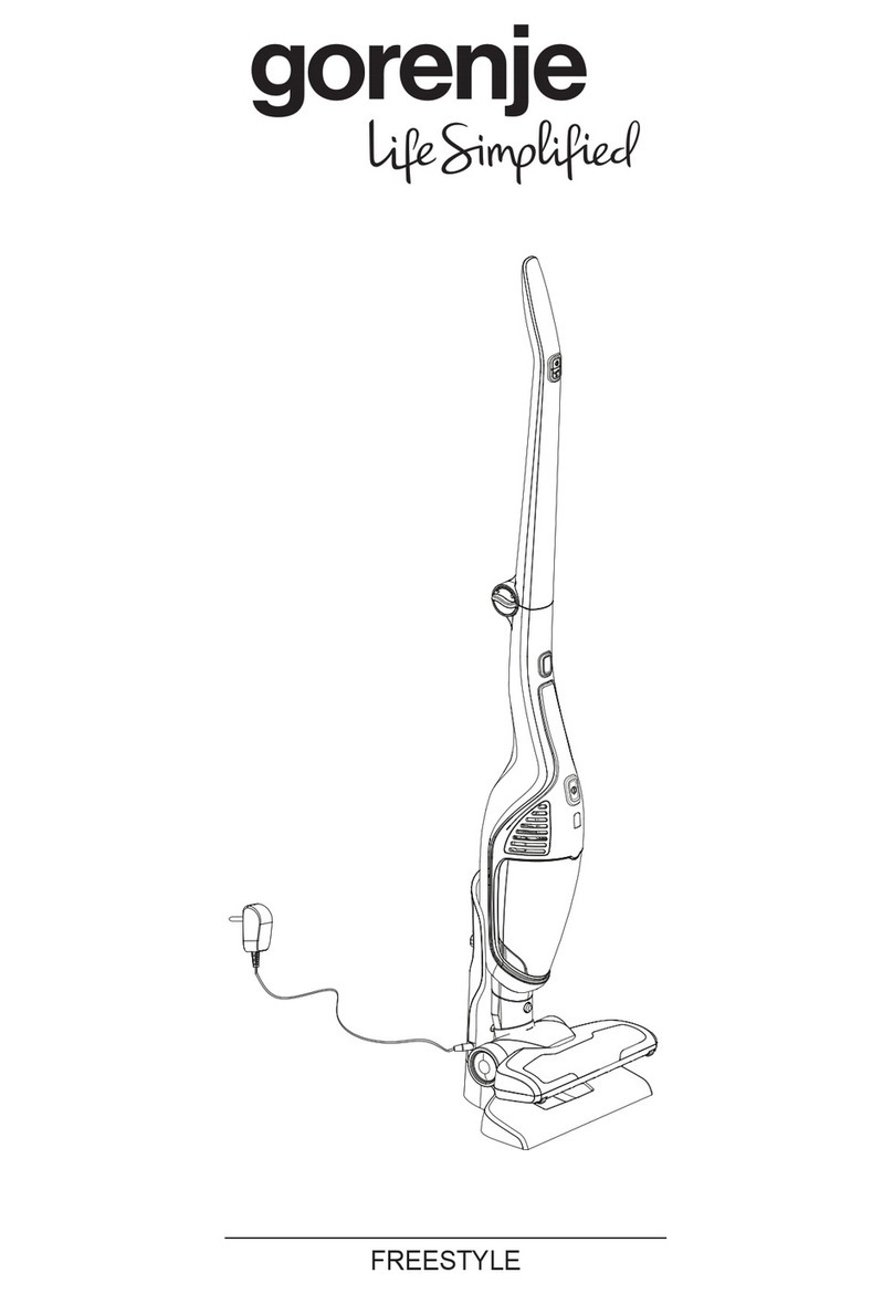 Gorenje FREESTYLE SVC144F Series instruction manual