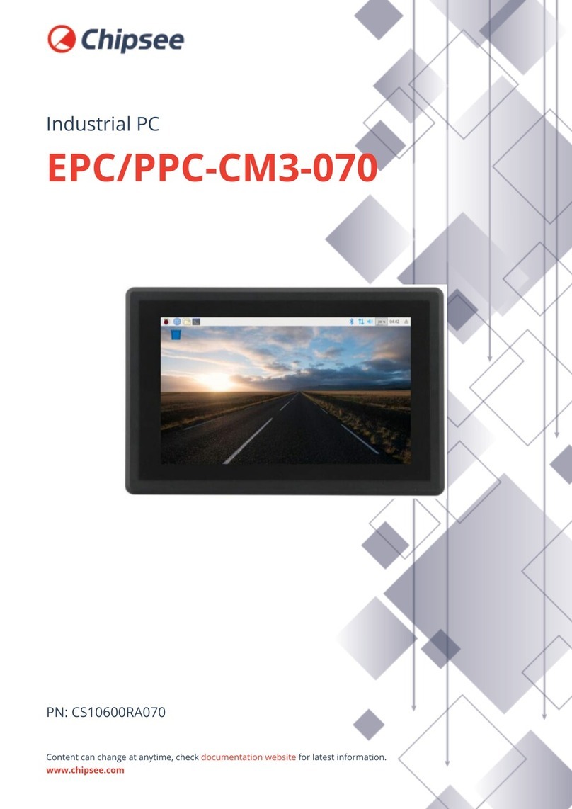Chipsee EPC/PPC-CM3-070 User manual