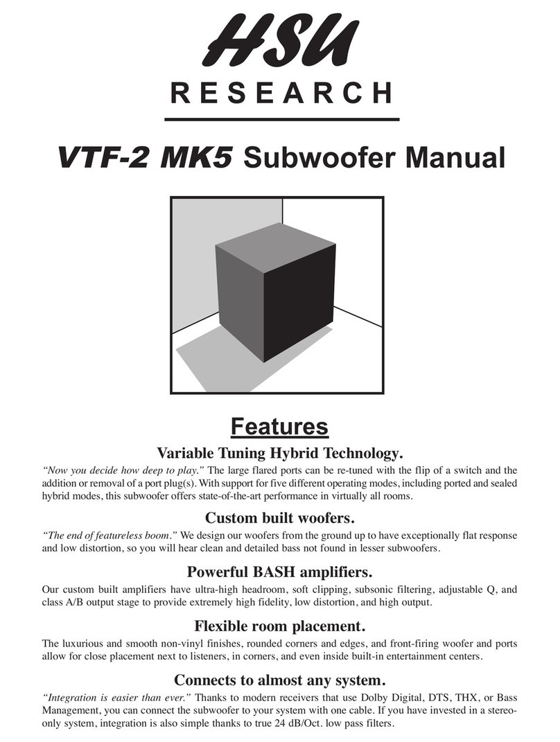 HSU VTF-2 MK5 manual