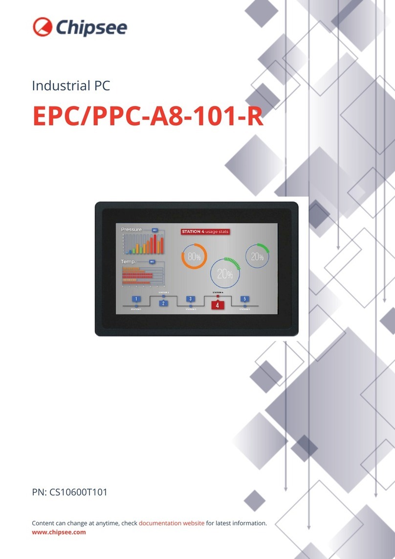 Chipsee EPC/PPC-A8-101-R manual