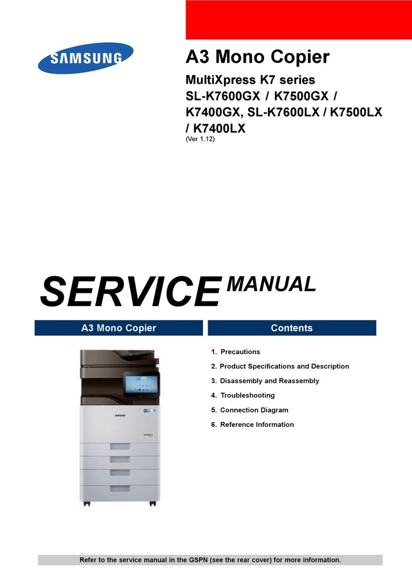 Samsung MultiXpress K7 Series User manual