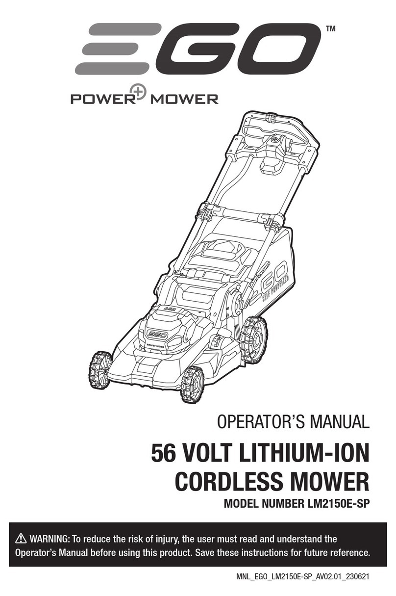 Ego Power+ LM2150E-SP Operator's manual