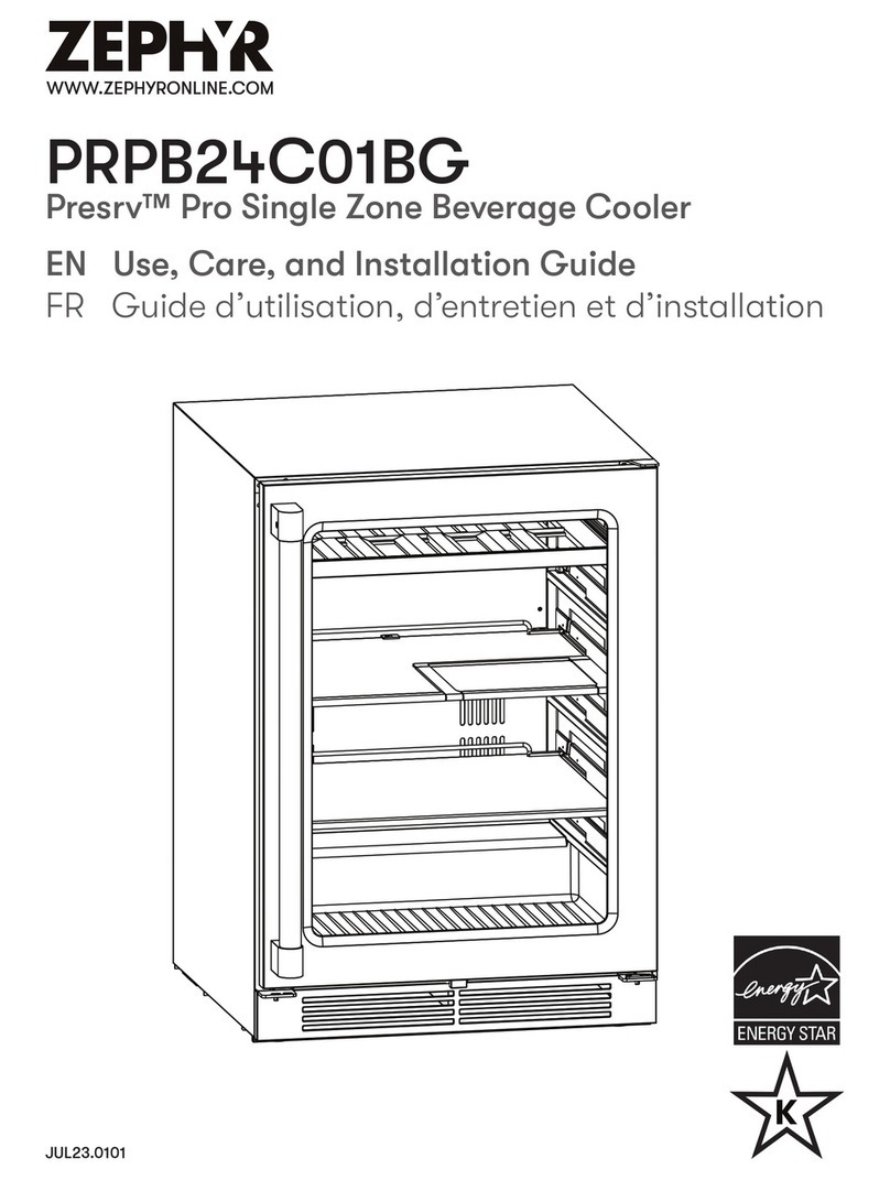 Zephyr PRPB24C01BG Installation guide