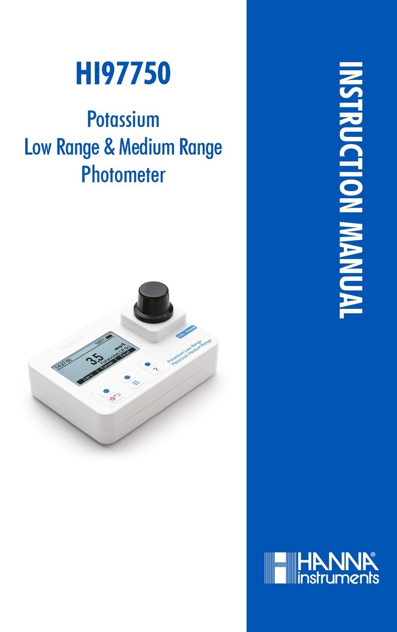 Hanna Instruments HI97750 instruction manual