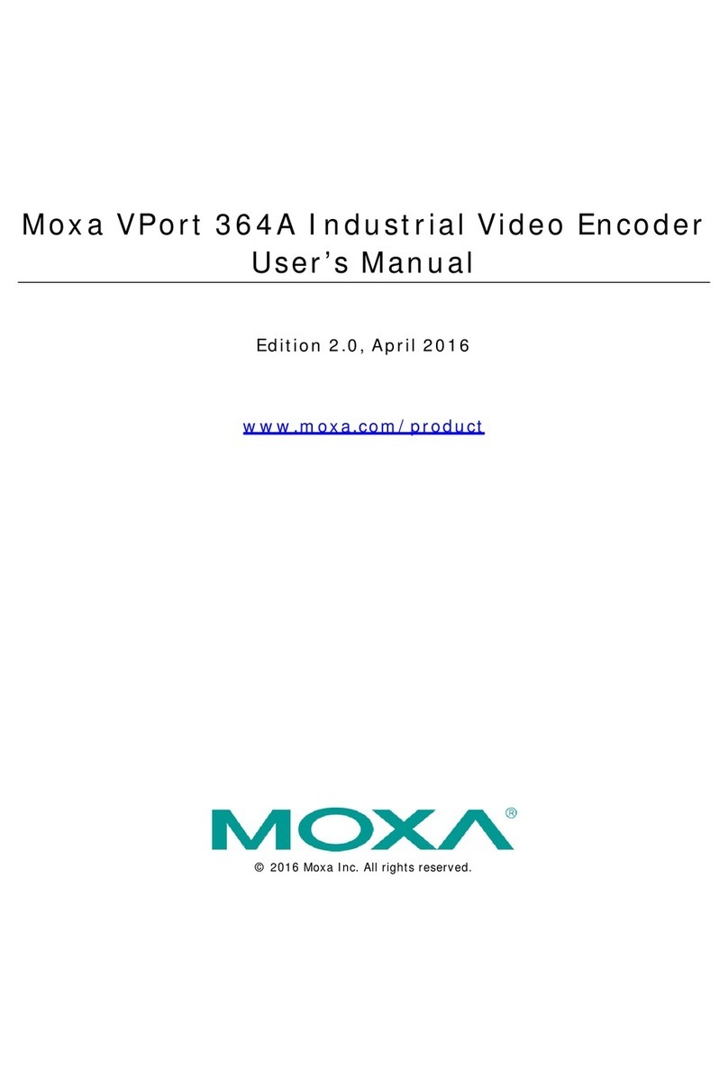 Moxa Technologies VPort 364A Series user manual