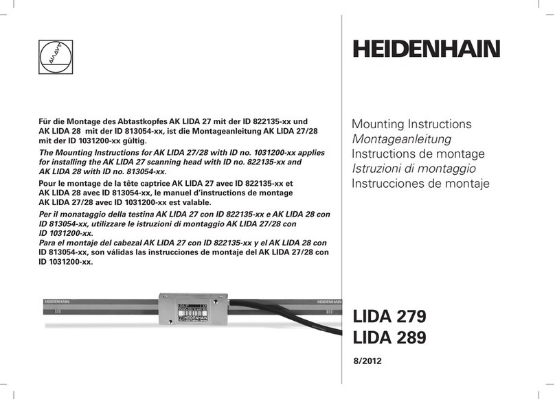 HEIDENHAIN LIDA 279 User manual