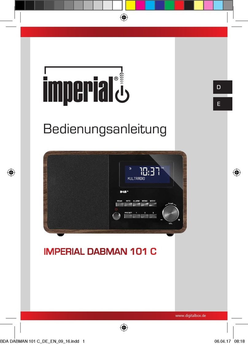 Imperial DABMAN 101 C operating manual