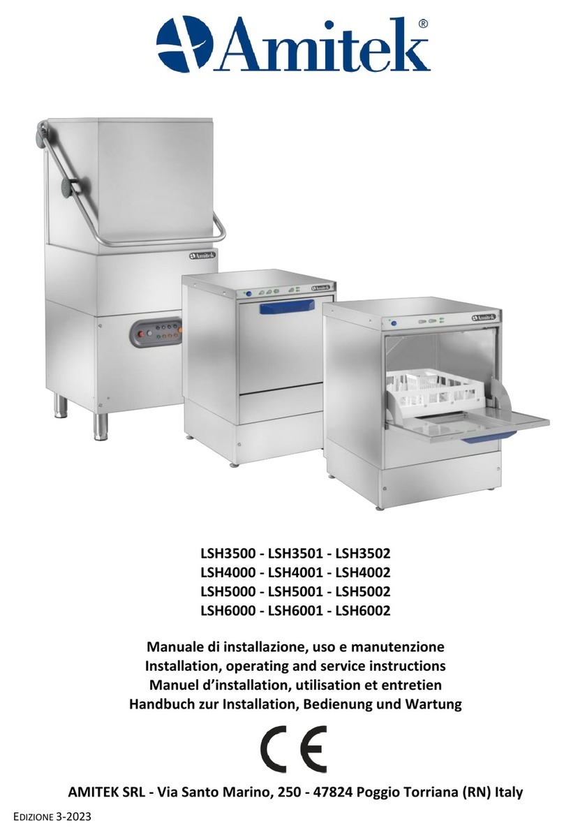 Amitek LSH3500 Installation, operating and service instructions Amitek LSH3500 Installation, operating and service instructions