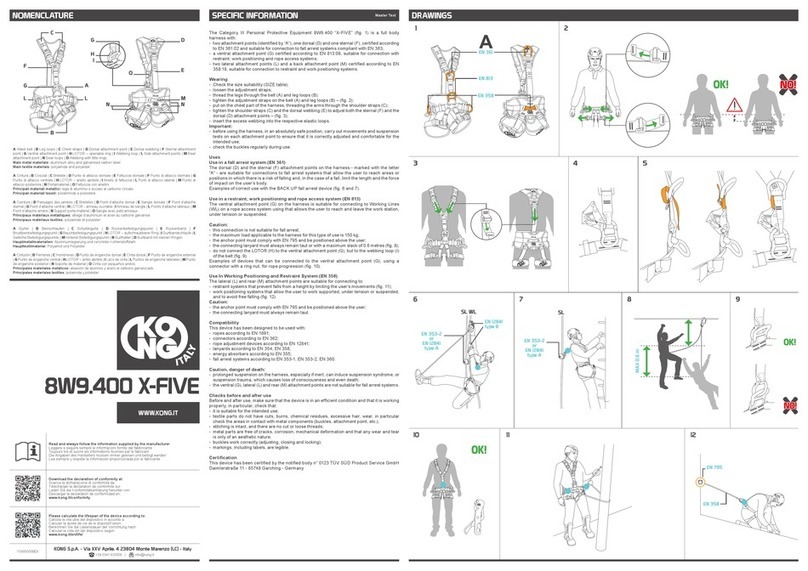 Kong 8W9.400 X-FIVE User manual