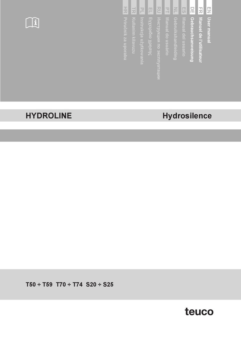 Teuco Hydroline T50 user manual