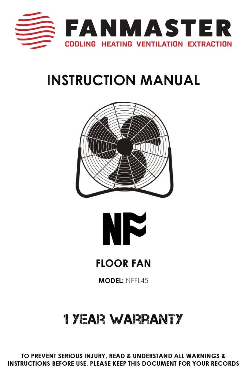 Fanmaster NFFL45 instruction manual