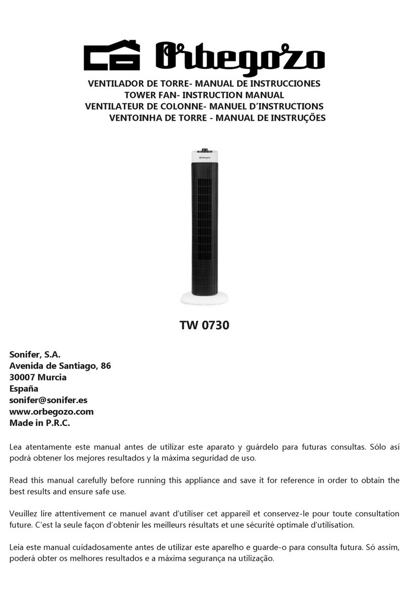 Orbegozo TW 0730 User manual