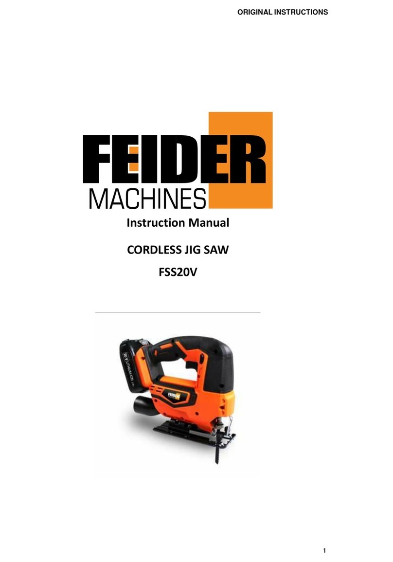 Feider Machines Fm20V115 instruction manual