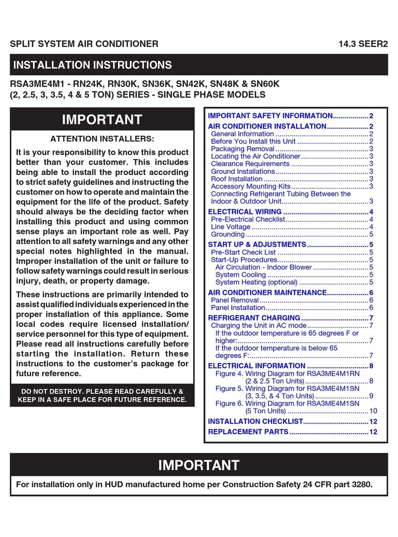 Nortek RSA3ME4M1 Series User manual