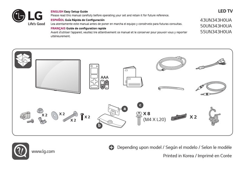 LG 43UN343H0UA Quick start guide