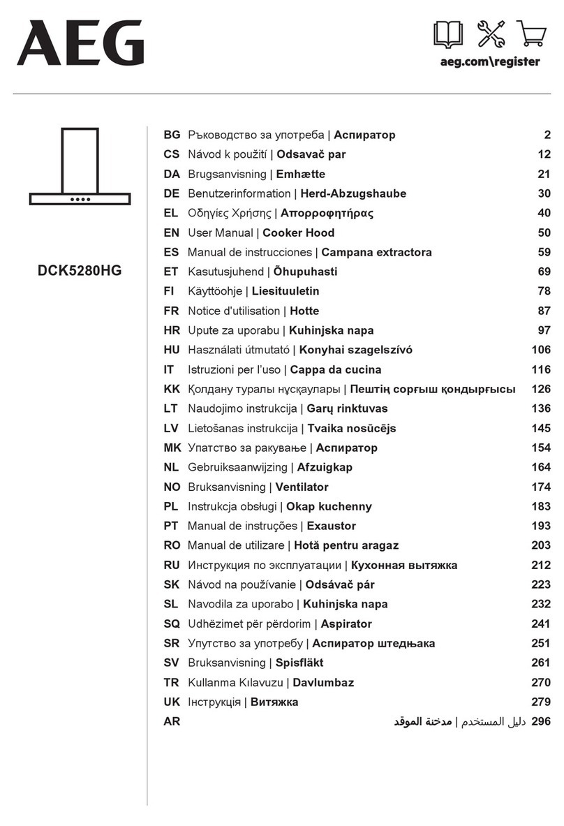 AEG DCK5280HG User manual