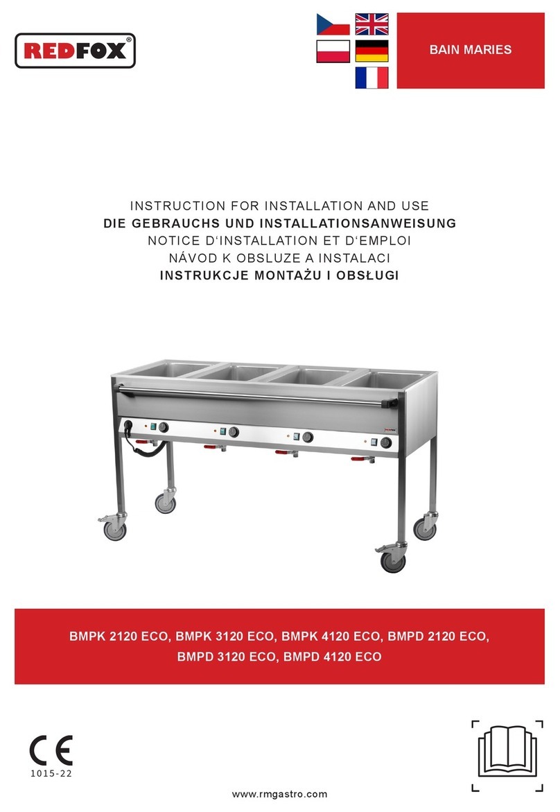 Redfox BMPK 2120 ECO Instructions for installation and use