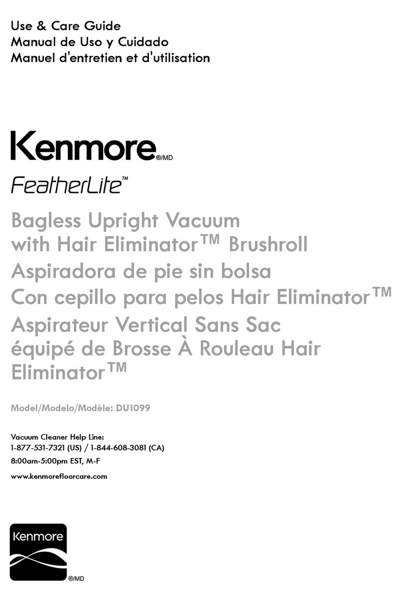 Kenmore FeatherLite DU1099 User manual