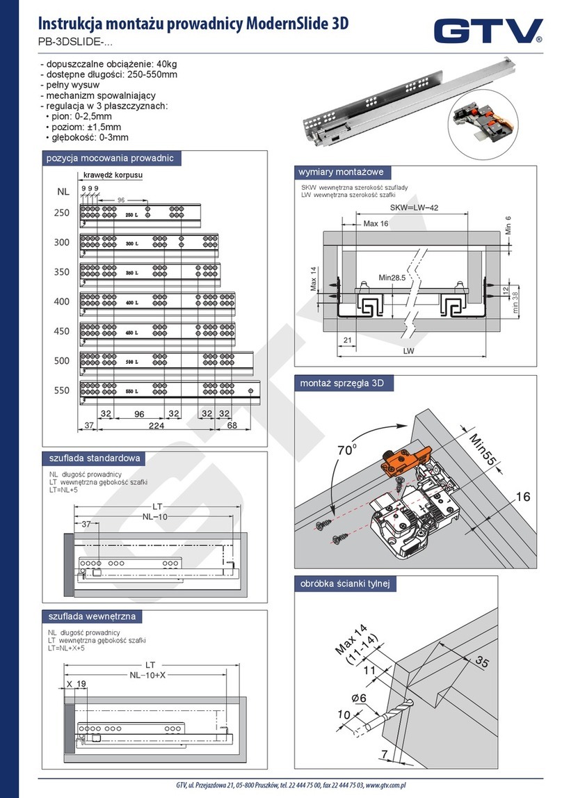 GTV ModernSlide 3D User manual