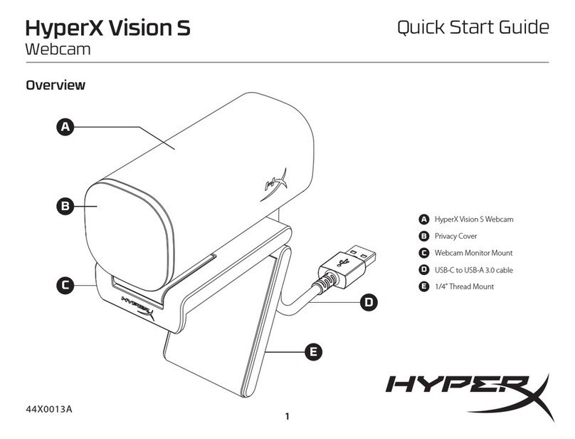 HyperX Vision S quick start guide
