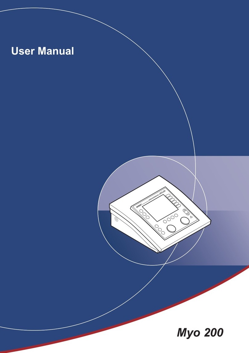 GymnaUniphy Myo 200 user manual