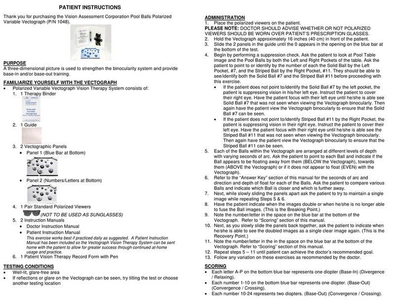 VAC 1048 Patient Instructions For Use