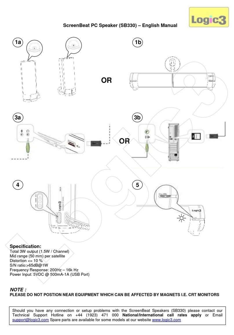 Logic3 ScreenBeat SB330 English Manual
