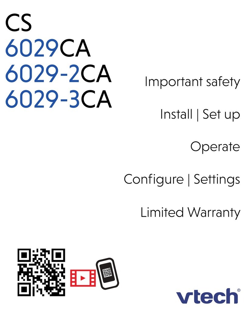 V-tech CS6029CA User manual