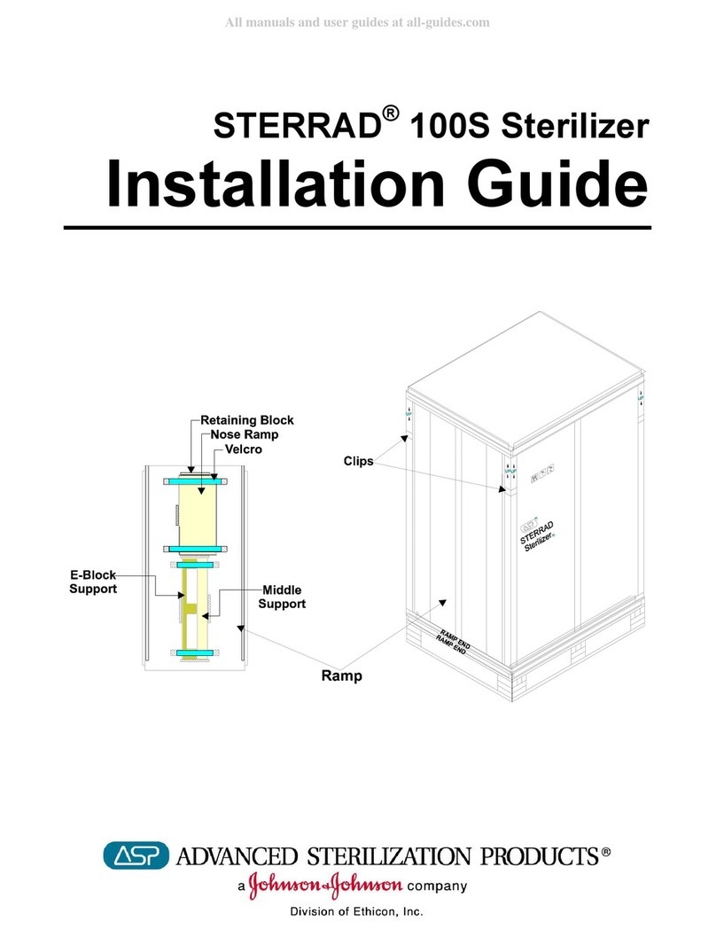 Johnson & Johnson ASP STERRAD 100S installation guide