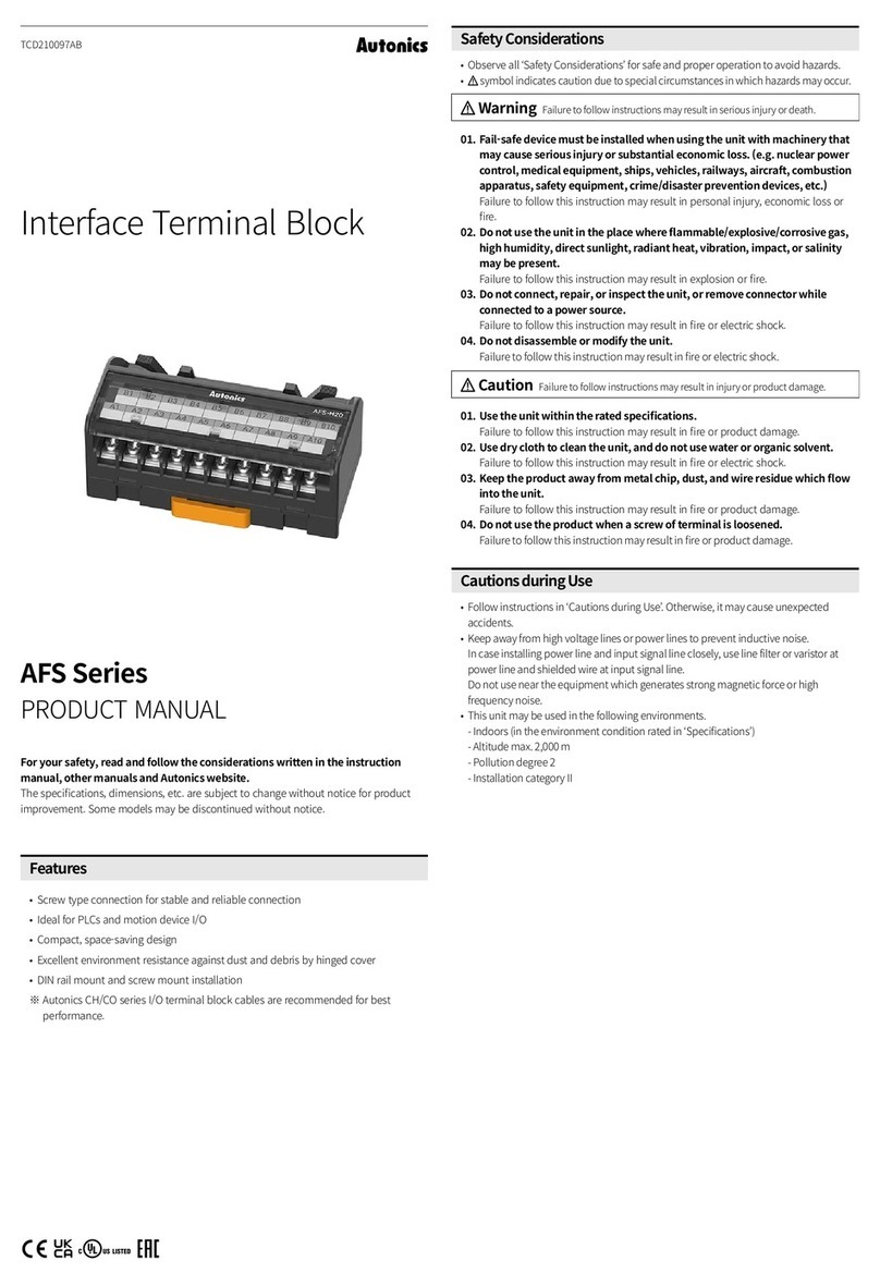 Autonics AFS Series User manual