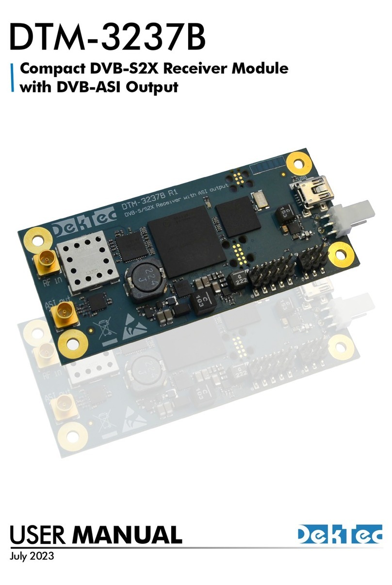 DekTec DTM-3237B user manual