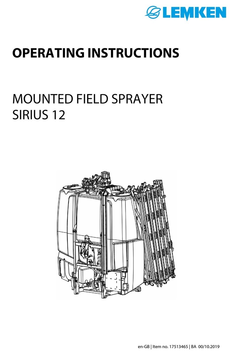 LEMKEN SIRIUS 12 User manual