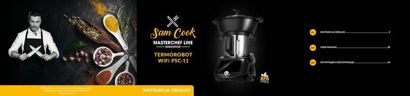 Sam Cook MASTERCHEF LINE TERMOROBOT WiFi PSC-11 user manual
