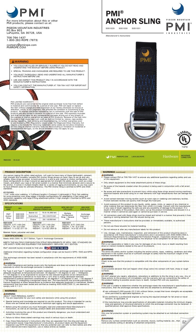 PMI SG51029 User manual