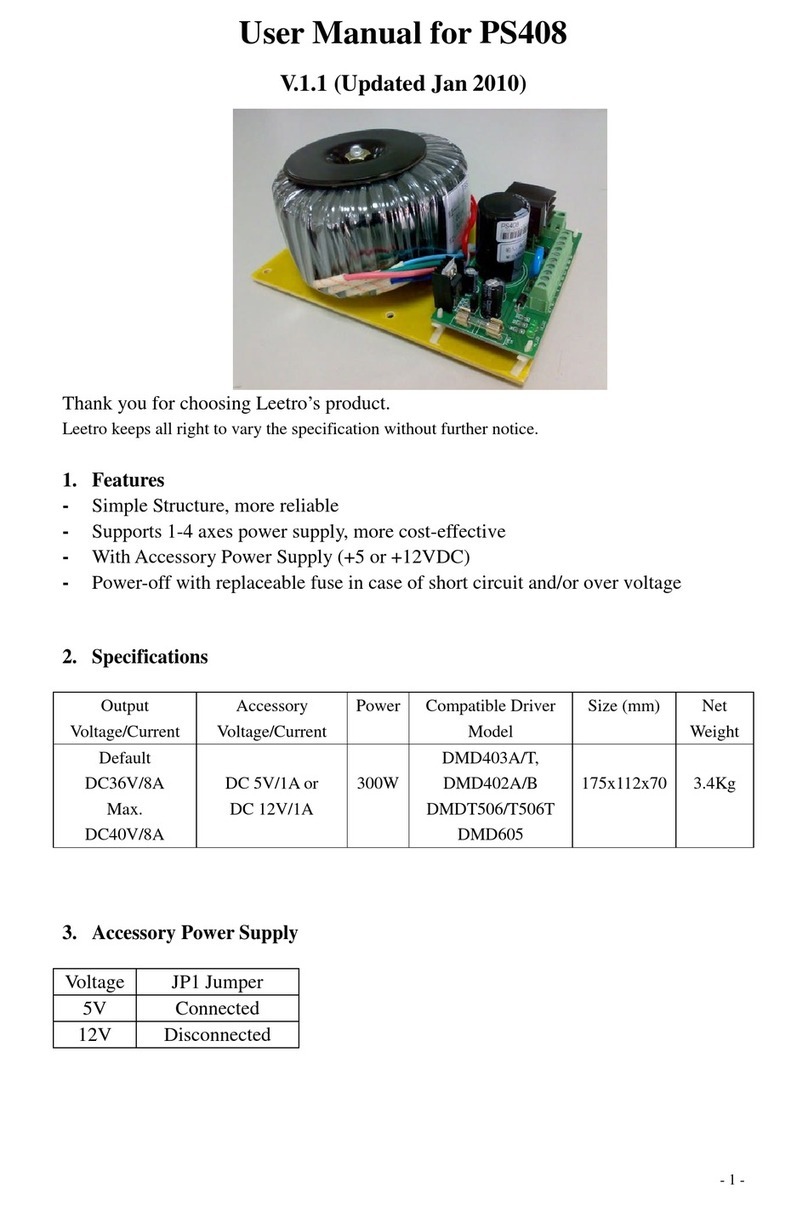 Leetro PS408 user manual